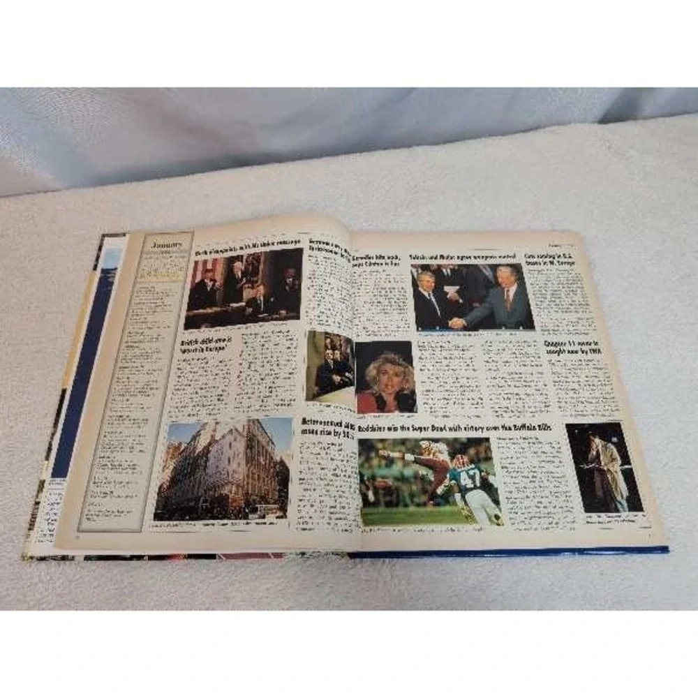 Chronicle of the Year 1992 Yearbook Photo Journal Hardcover Book